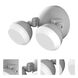 Daniel LED 6 inch Textured Grey Outdoor Wall Sconce