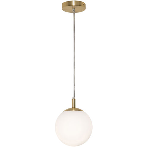Loretto 1 Light 7.1 inch Satin Brass Pendant Ceiling Light
