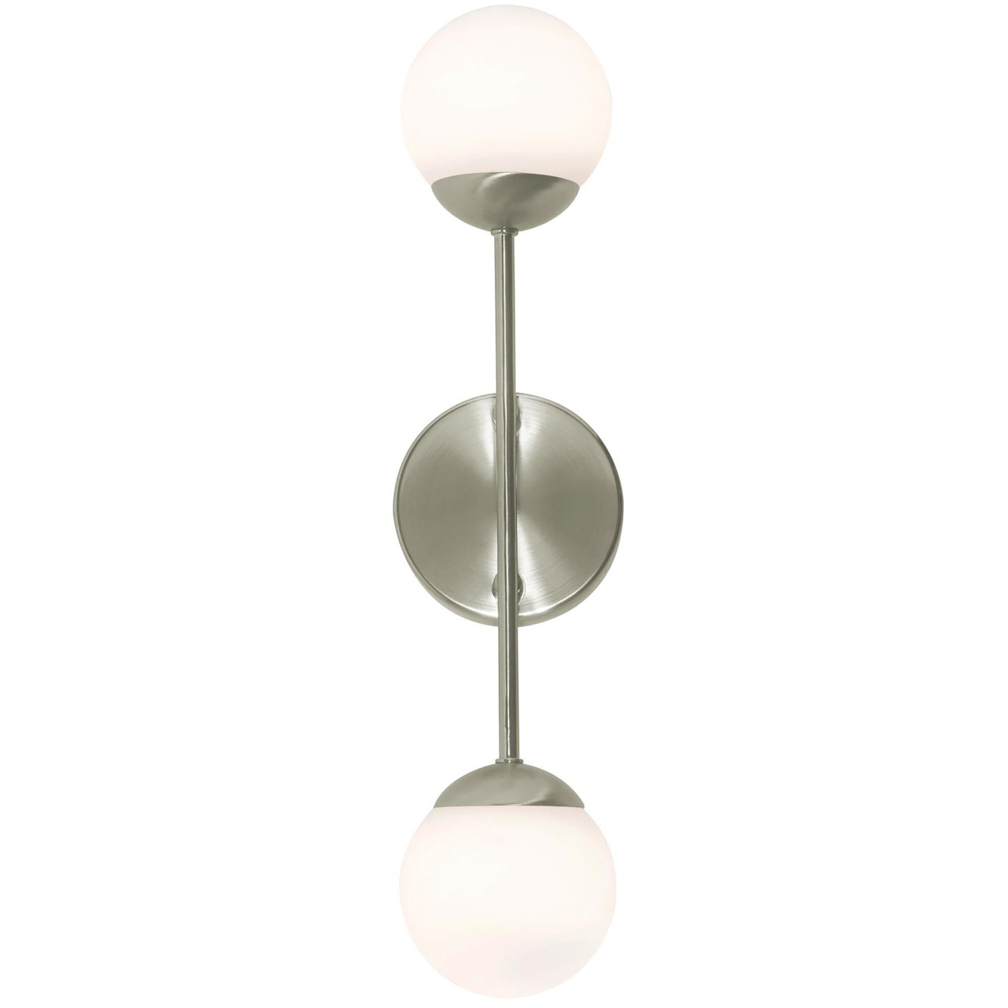 Pearl Wall Sconce Wall Light in Satin Nickel