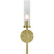 Huntington 1 Light 4.5 inch Light Antique Brass ADA Wall Sconce Wall Light