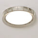 Tatum LED 17 inch Satin Nickel Flush Mount Ceiling Light