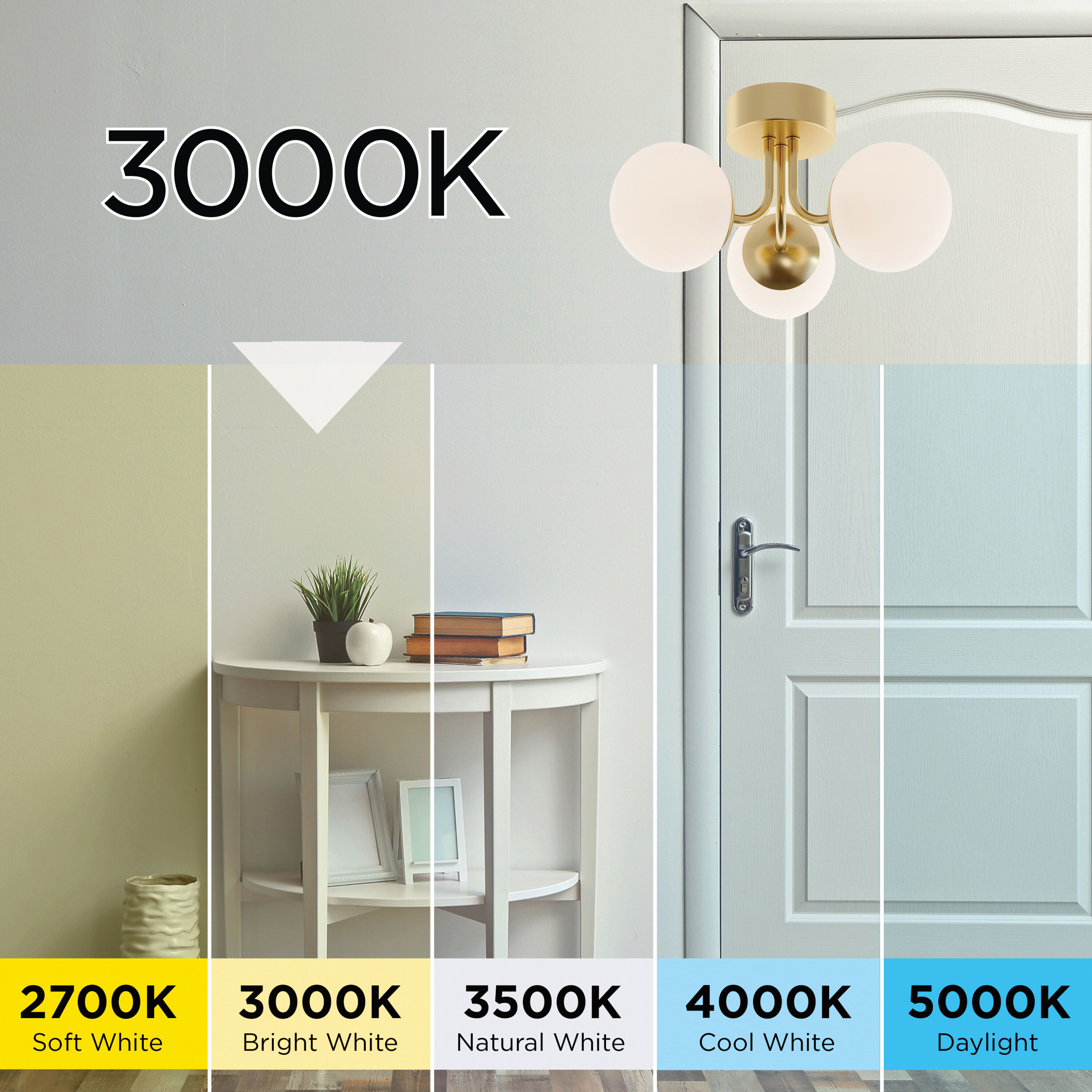 Metropolitan LED 16 inch Satin Nickel Semi Flush Mount Ceiling Light