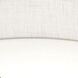 Apex 2 Light 14.25 inch Satin Nickel Pendant Ceiling Light in Linen White and Espresso