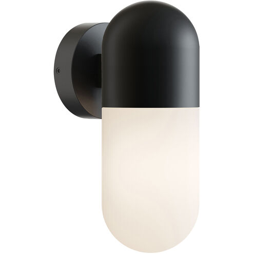 Irvine LED 12 inch Black Outdoor Sconce