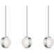 Verona Linear Pendant Ceiling Light in Satin Nickel