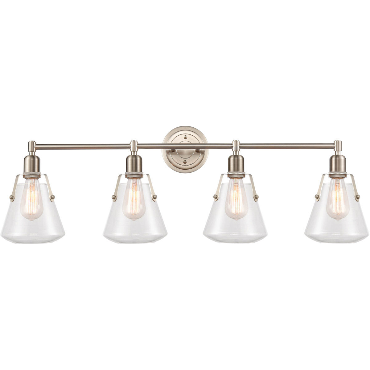 Luna LED 40 inch Satin Nickel Bath Vanity Light Wall Light