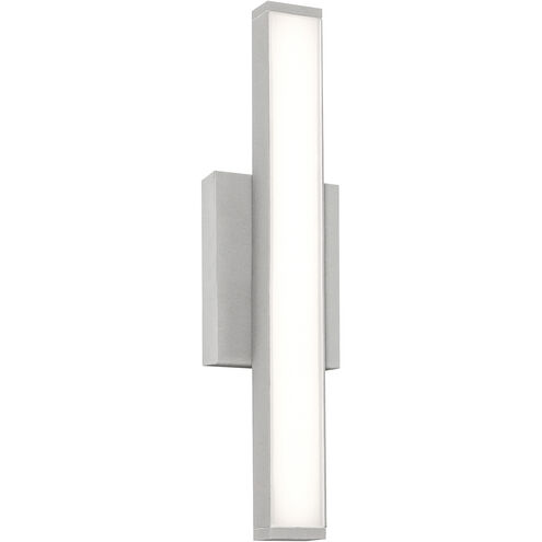Gale LED 18 inch Textured Grey Outdoor Wall Sconce