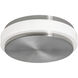 Eris LED 10 inch Satin Nickel Flush Mount Ceiling Light