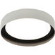 Reveal LED 16 inch White and Black Flush Mount Ceiling Light