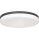 Oscar LED 19 inch Black Flush Mount Ceiling Light