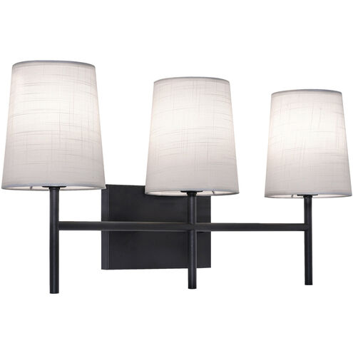 Rose LED 22 inch Black Vanity Light Wall Light