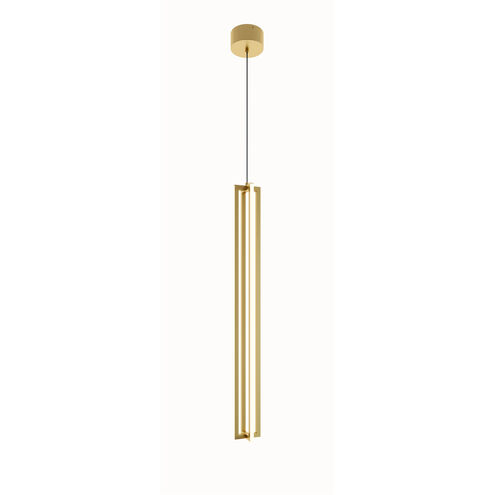 Cass LED 4 inch Gold Pendant Ceiling Light