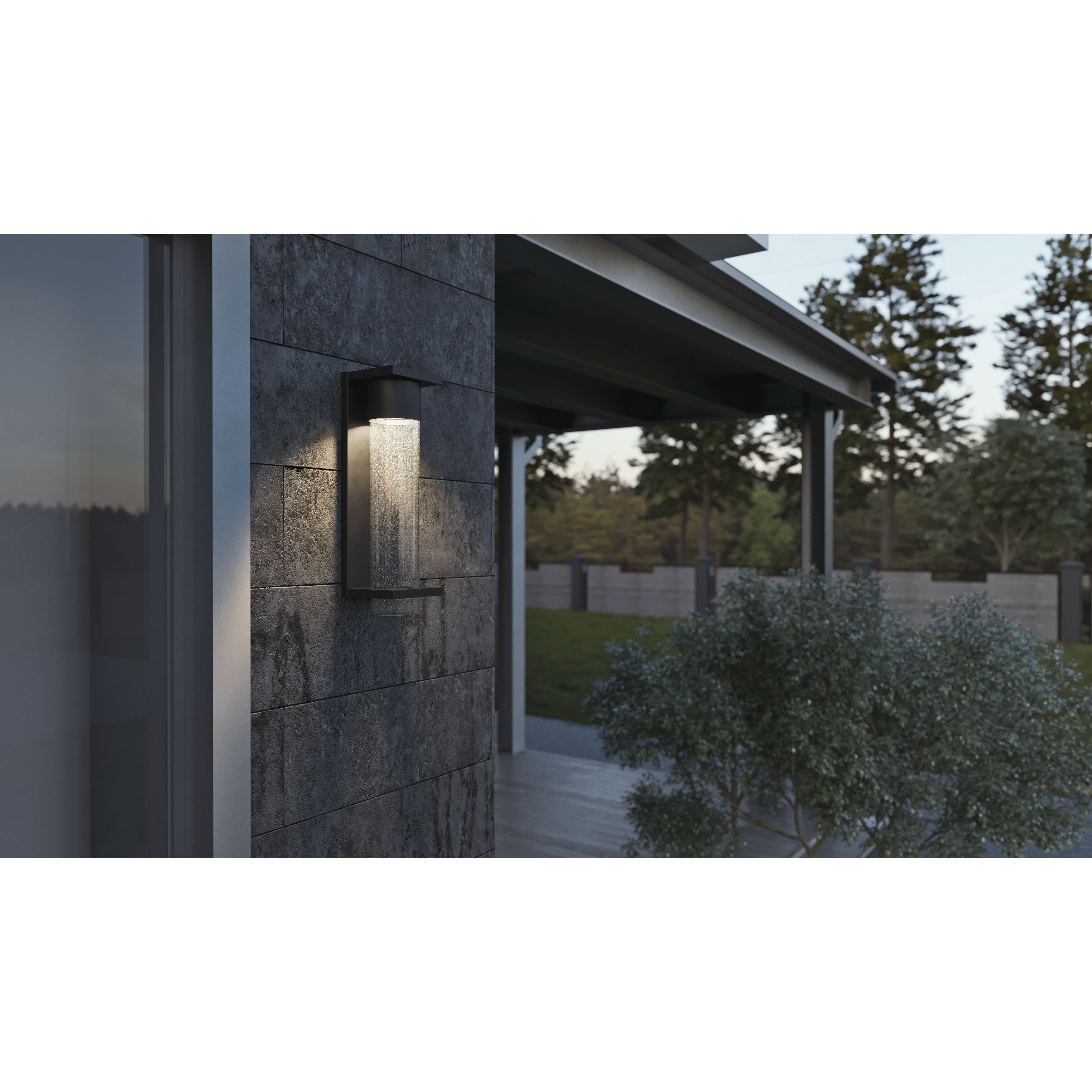 Vasari LED 17 inch Black Outdoor Sconce