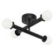 Lane LED 20 inch Black Flush Mount Ceiling Light