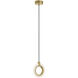 Halo 1 Light 8.00 inch Pendant