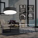 Bailey LED 12 inch Black Flush Mount Ceiling Light