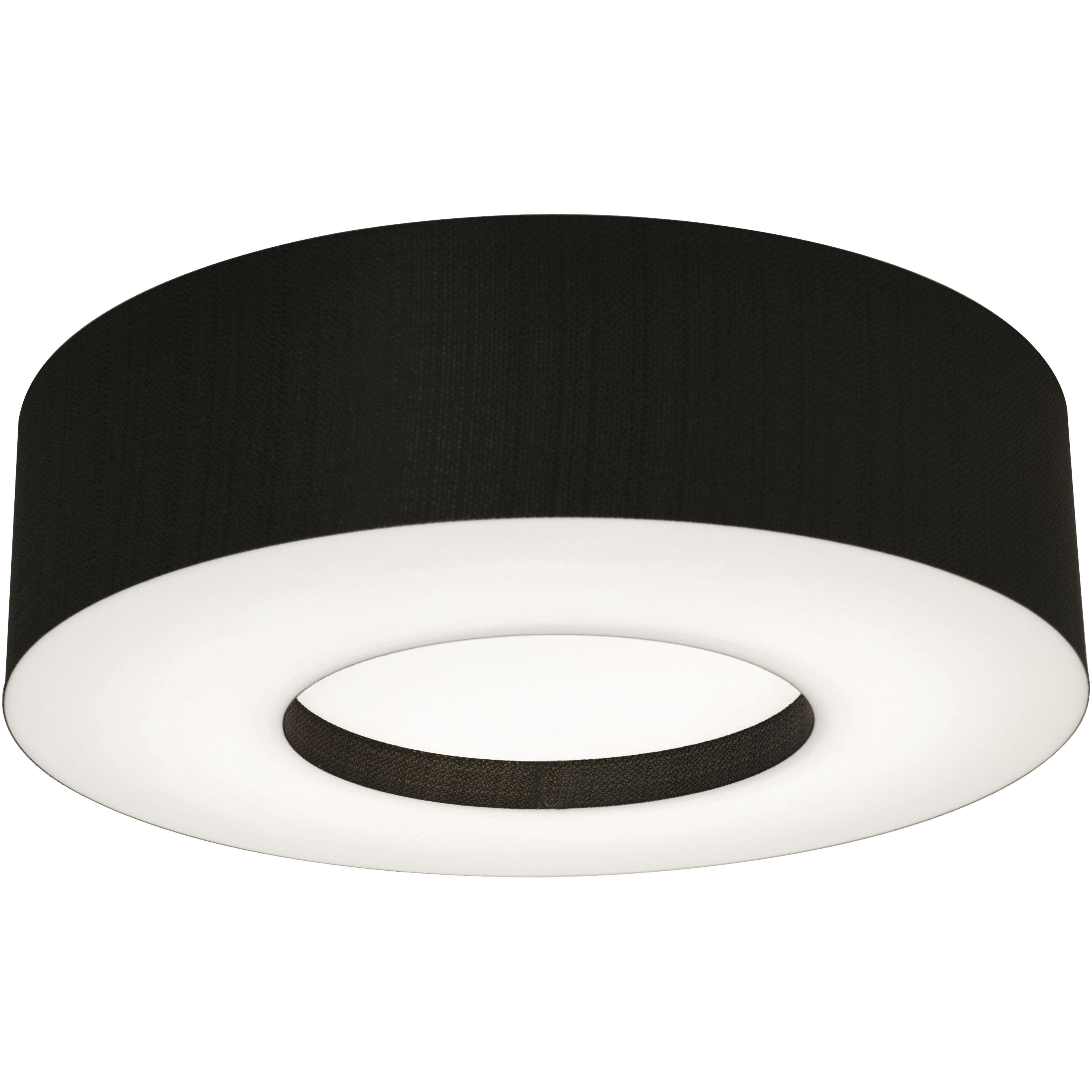 Montclair 2 Light 19.25 inch Black Flush Mount Ceiling Light
