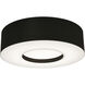 Montclair 2 Light 19.25 inch Black Flush Mount Ceiling Light