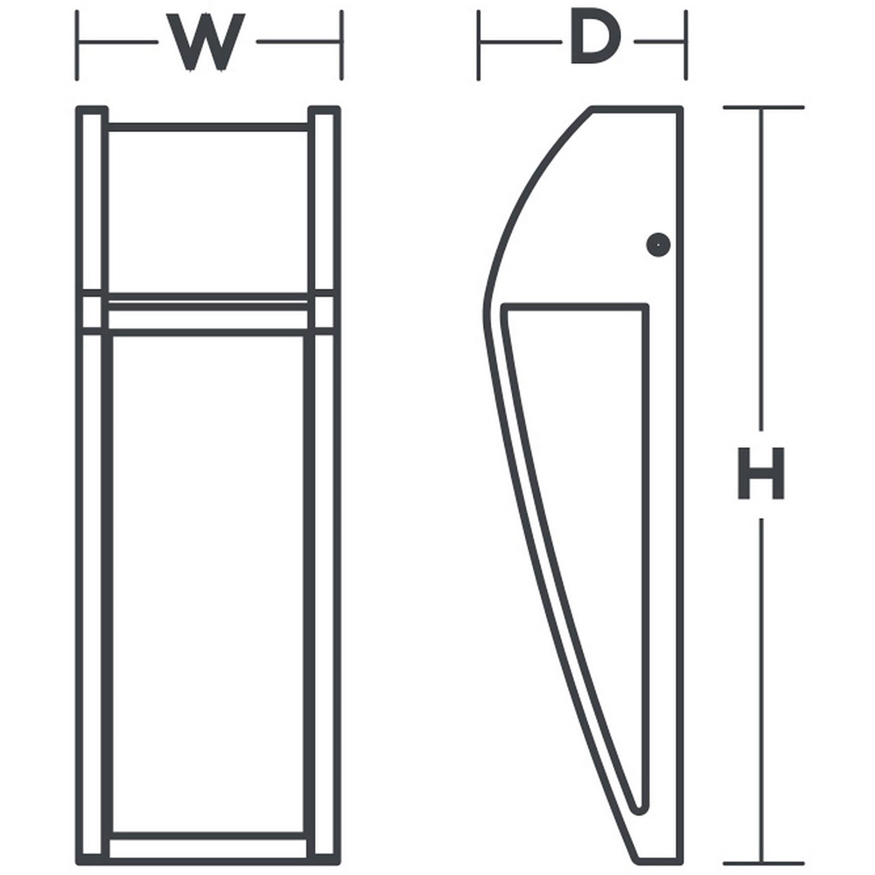 Newport LED 5 inch Bronze Sconce Wall Light