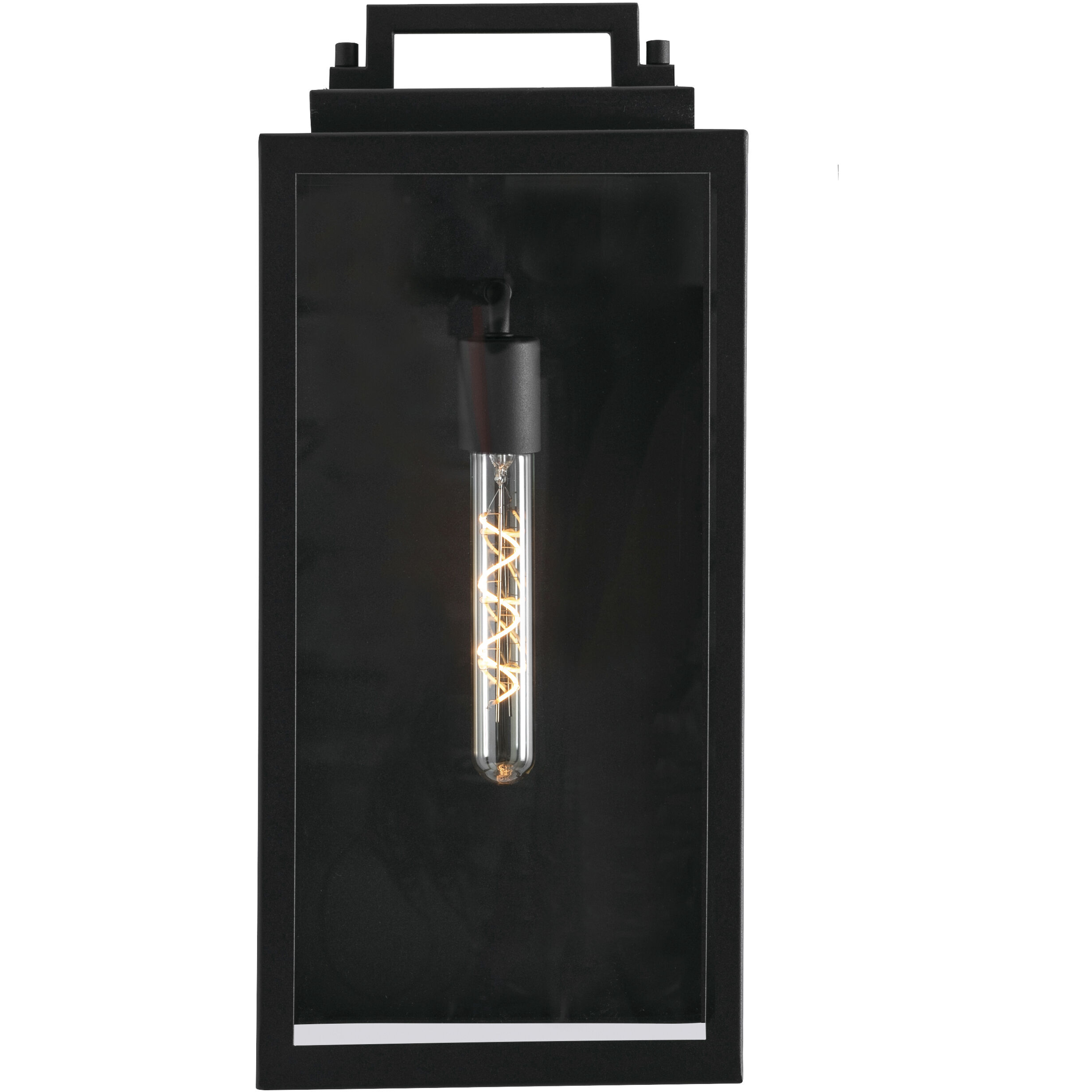 Kansas 1 Light 19.25 inch Black Outdoor Sconce