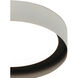 Reveal LED 16 inch White and Black Flush Mount Ceiling Light