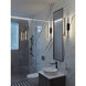 Brock LED 18 inch Black Vanity Light Wall Light