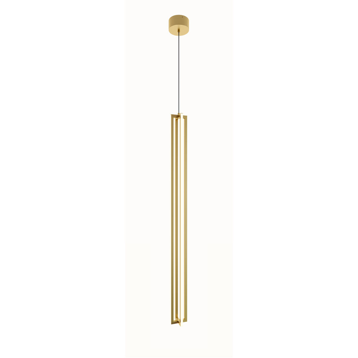 Cass LED 4 inch Gold Pendant Ceiling Light