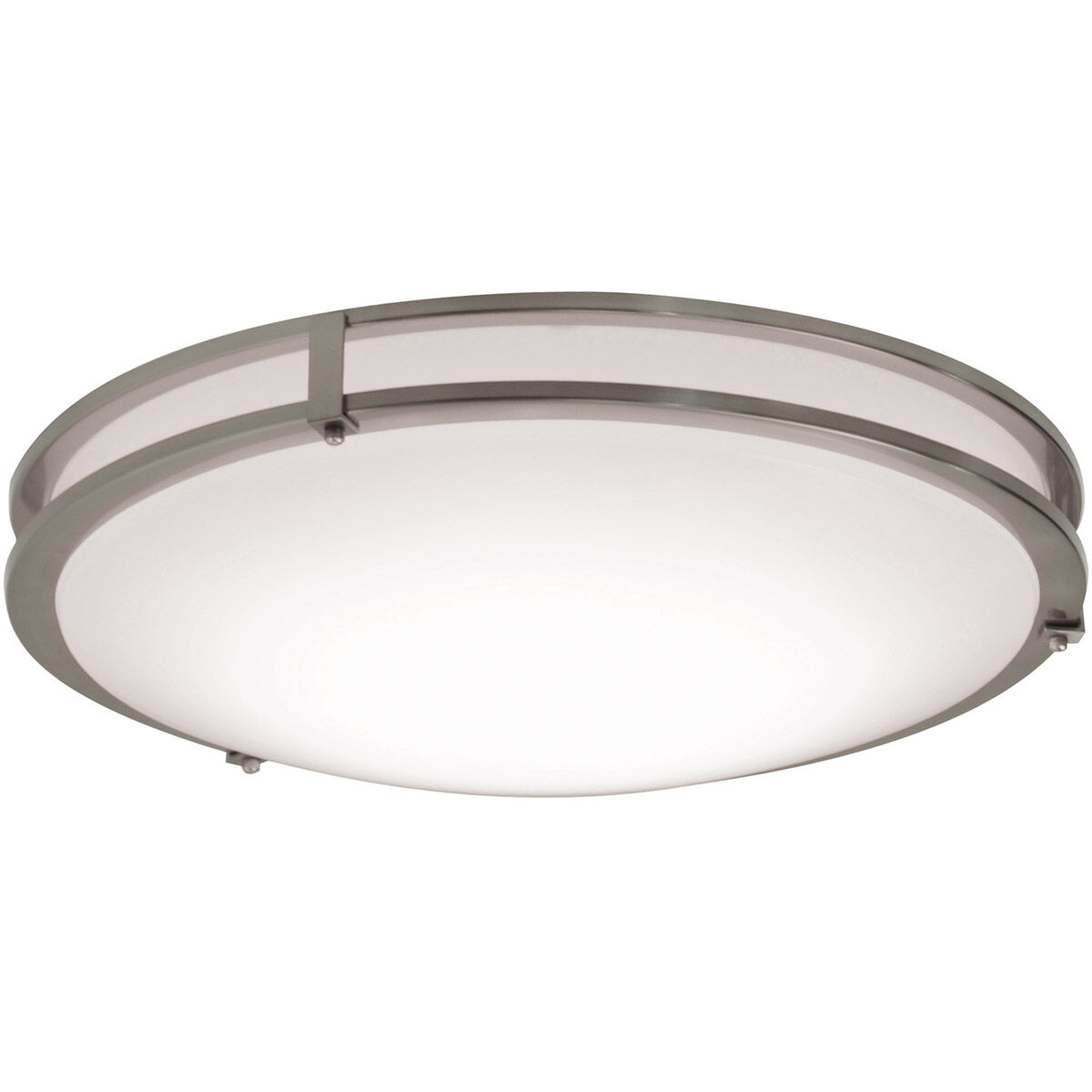 AFX CAF141200L30MV Carlisle LED 14 inch Satin Nickel Flush Mount