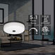 Boswell 1 Light 10.25 inch Black Flush Mount Ceiling Light