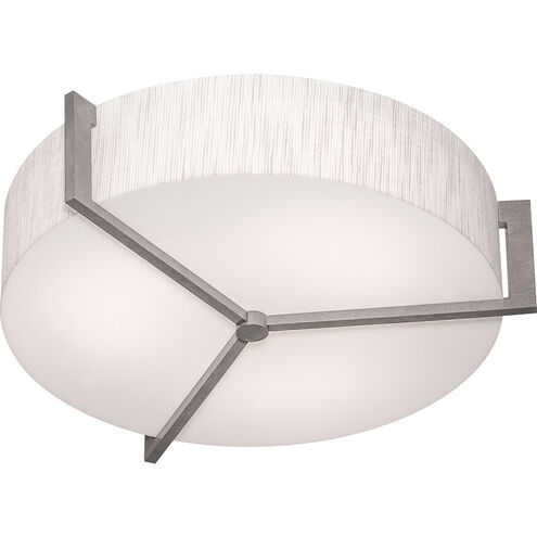 Apex 1 Light 14 inch Weathered Grey Flush Mount Ceiling Light
