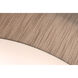Anton 4 Light 30 inch Satin Nickel Pendant Ceiling Light in Jute, Incandescent