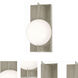 Gates LED 5.5 inch Satin Nickel ADA Wall Light
