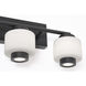 Sydney LED 21 inch Black Vanity Light Wall Light