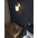 Leo 1 Light 5.5 inch Light Antique Brass Wall Sconce Wall Light