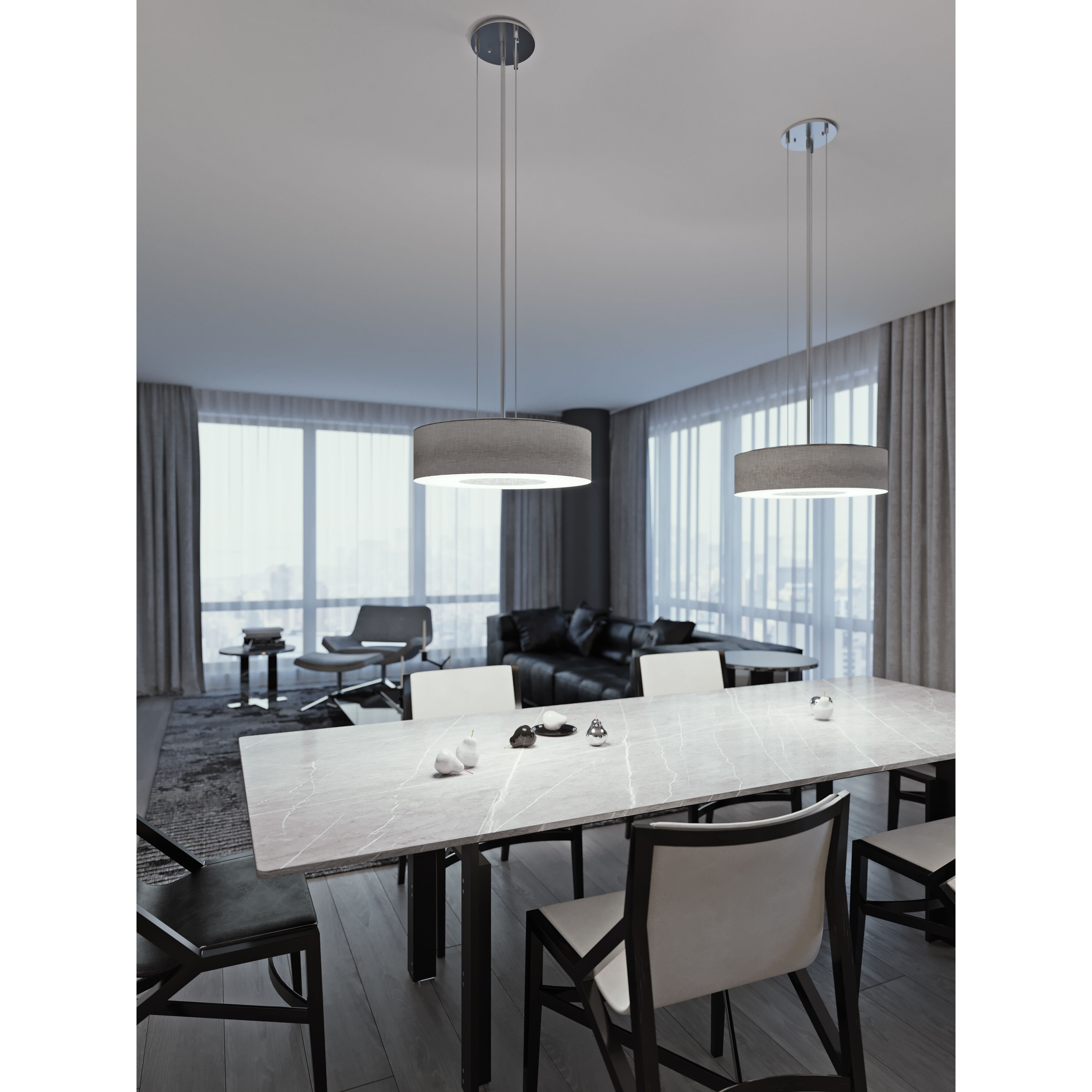 AFX MCP1214LAJUDSN-GY Montclair LED 12 inch Satin Nickel AFX MCP1214LAJUDSN-GY Montclair LED 12 inch Satin Nickel