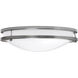 Carlisle LED 14 inch Satin Nickel Flush Mount Ceiling Light