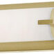 Axel LED 36.75 inch Satin Brass Bath Vanity Wall Light