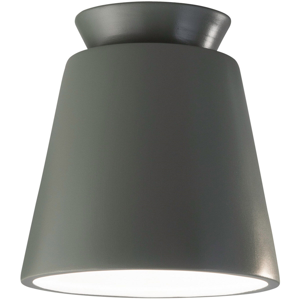 Radiance Collection LED 7.5 inch Verde Patina Outdoor Flush-Mount