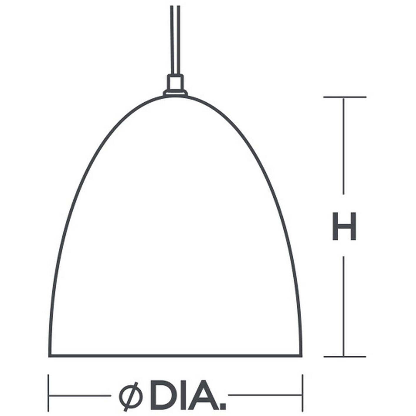 Brooklyn 1 Light 15.75 inch Silver Pendant Ceiling Light