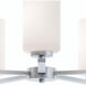 Leo LED 24 inch Satin Nickel Chandelier Ceiling Light