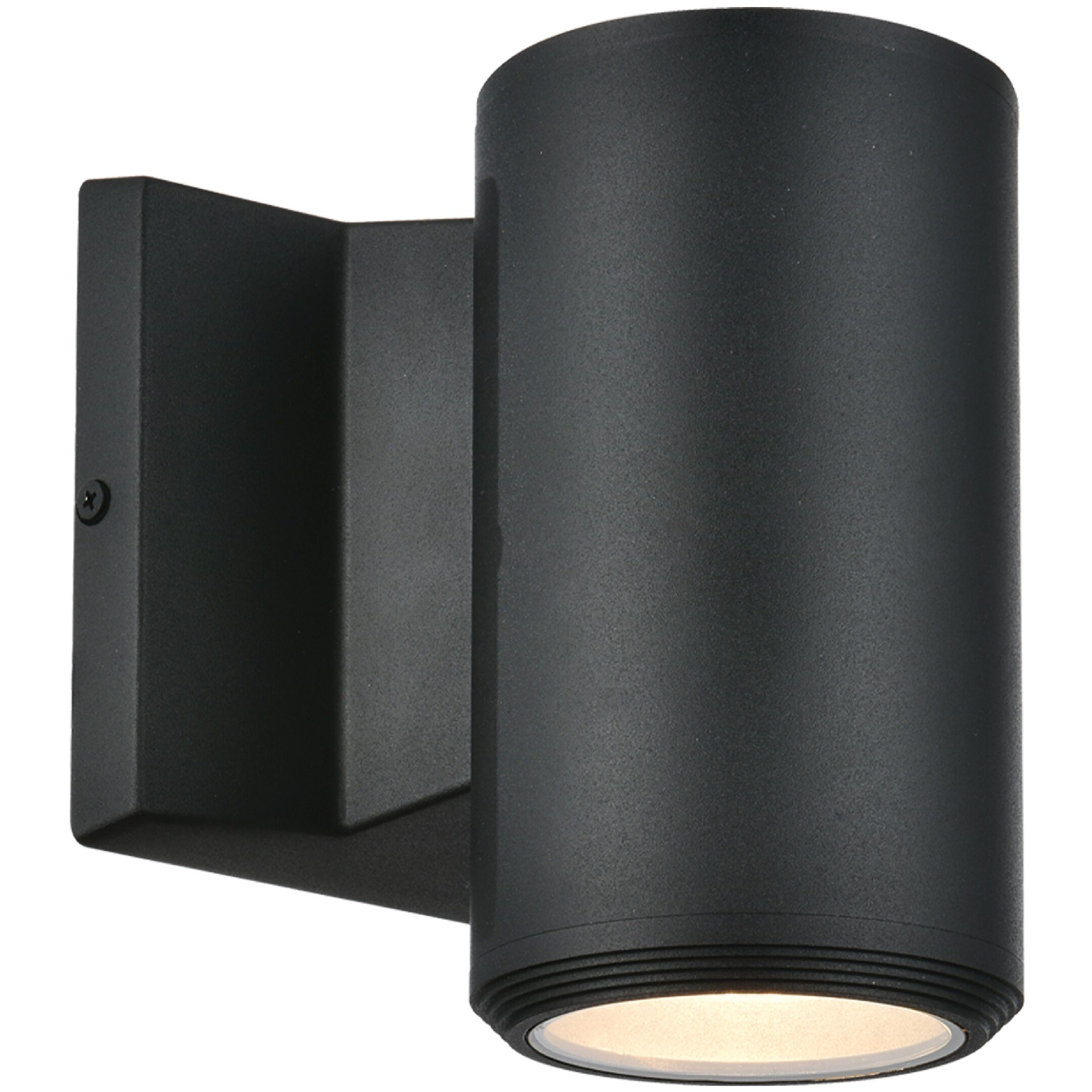 Oslo LED 6.25 inch Matte Black Outdoor Wall Sconce