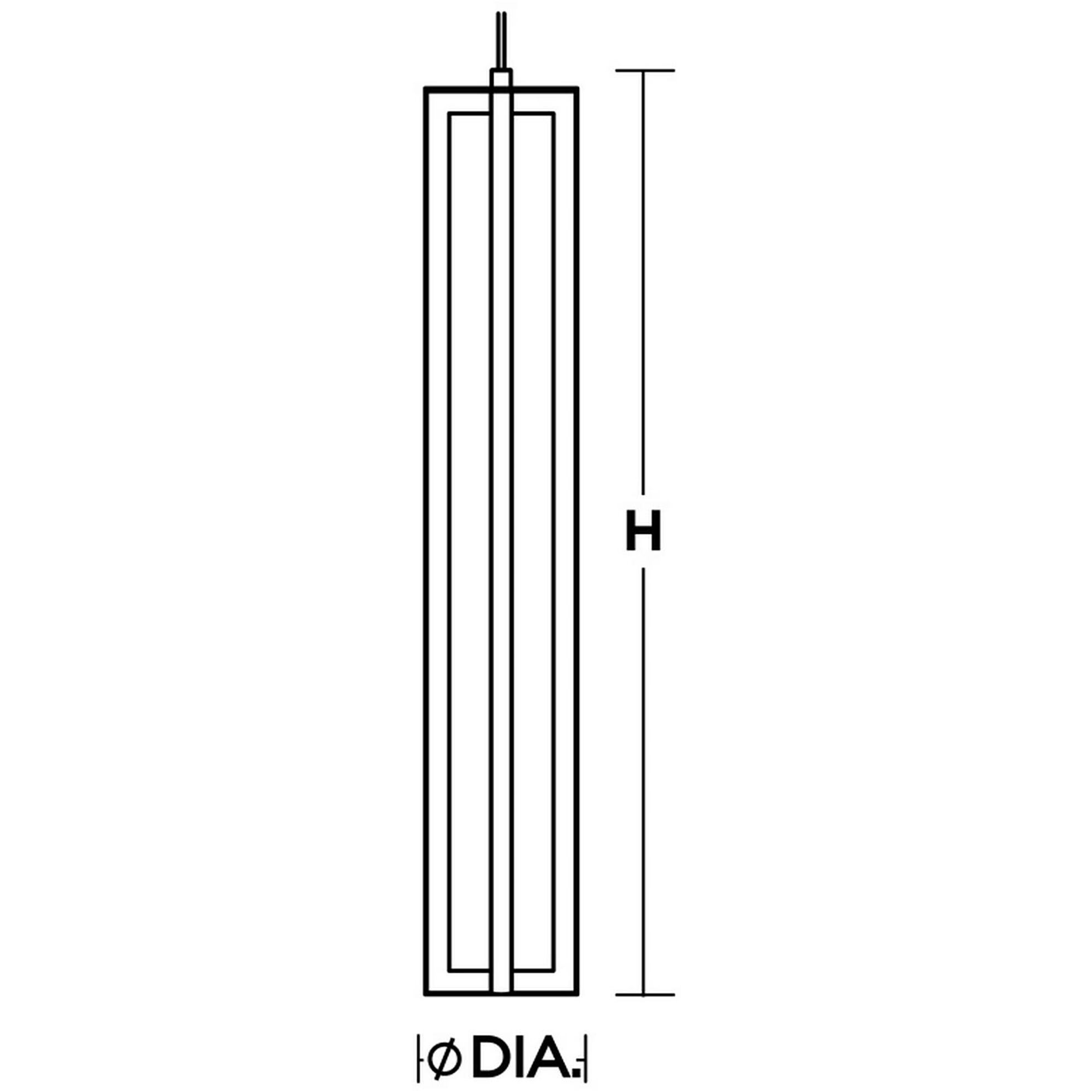 Cass LED 4 inch Satin Nickel Pendant Ceiling Light 