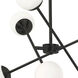 Pearl 6 Light 24 inch Black Pendant Ceiling Light