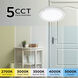 Iris LED 12 inch White Flush Mount Ceiling Light