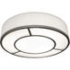 Reeves 1 Light 20.25 inch Satin Nickel Flush Mount Ceiling Light