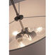 Mae 3 Light 20 inch Satin Nickel Pendant Ceiling Light