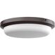 Dean LED 11 inch Bronze Outdoor Flush Mount