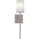 Rose LED 4 inch Satin Nickel ADA Sconce Wall Light in 1