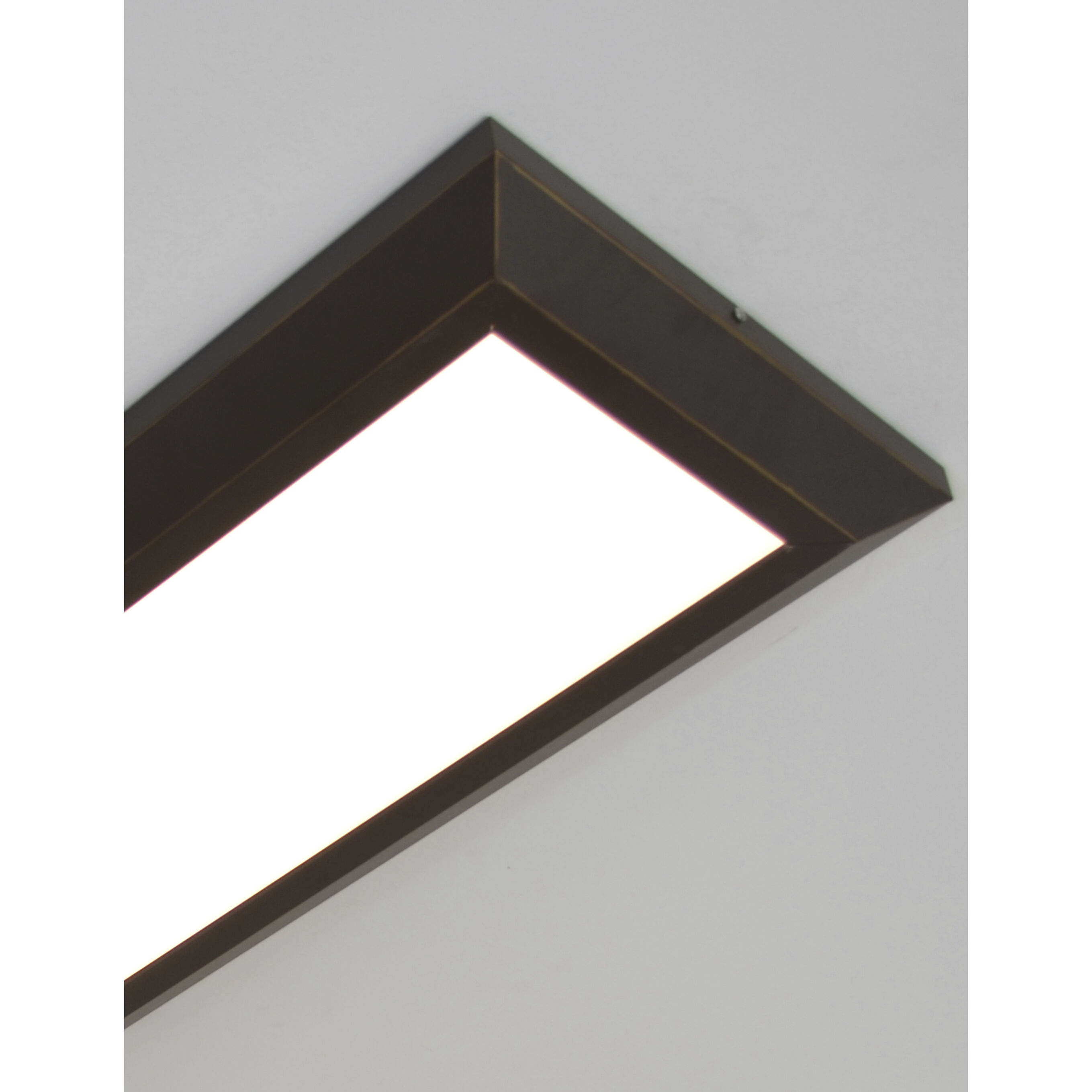 Atlas LED 15 inch Oil-Rubbed Bronze Decorative Flush Linear Ceiling Light