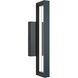 Liam LED 18 inch Black Outdoor Wall Sconce